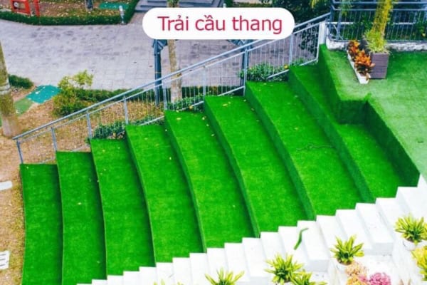 Thảm cỏ nhân tạo trải sàn giá tại kho - Thảm Cỏ Nhân Tạo Hòa Phát